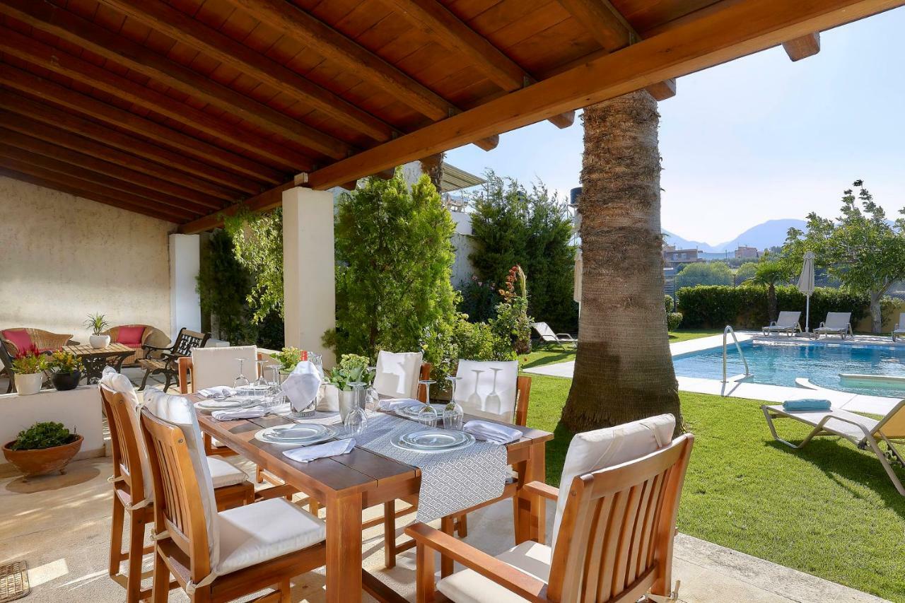 Castello Villa Daphnes - Private Pool & Whirlpool Dhafnes Ngoại thất bức ảnh